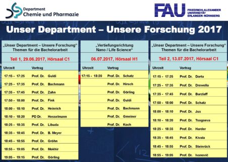 Zum Artikel "Unser Department – Unsere Forschung 2017  (Teil 2)"