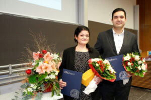 Dr. Carolin Schulz und Herr Dr. Emir Puyan Taghikhani (Foto: Giulia Iannicelli/FAU)