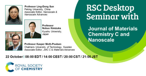 Poster zum RSC-Seminar. Es zeigt die Portraits der drei Vortragenden, ihre Namen und den Titel des Seminars.