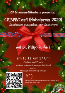 Plakat zur Weihnachtsvorlesung des JCFs 2021