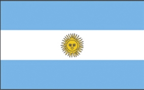 Symbol Flagge von Argentinien