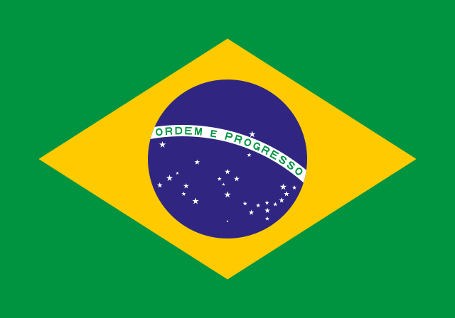 Symbol Flagge von Brasilien