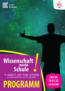 Titel Flyer "Wissenschaft macht Schule" MTG Erlangen